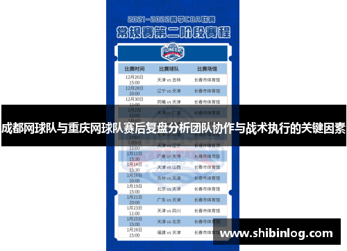 成都网球队与重庆网球队赛后复盘分析团队协作与战术执行的关键因素